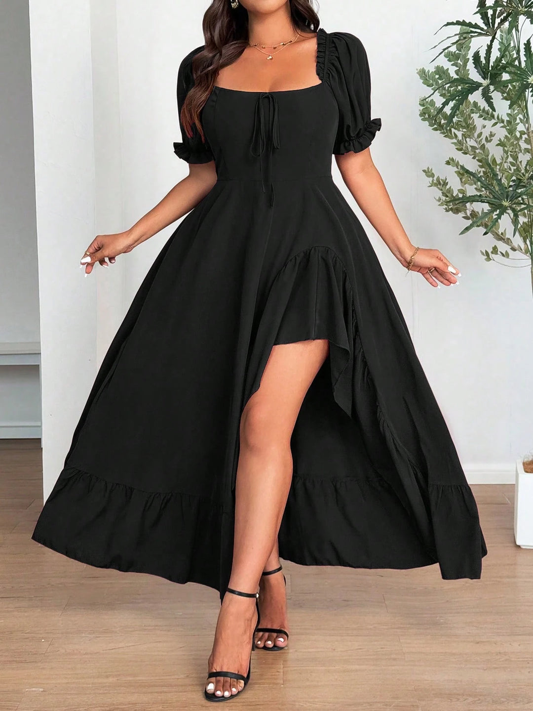 Rochie maxi SHEIN, negru