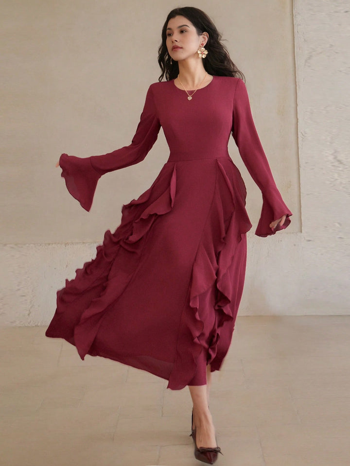Rochie maxi SHEIN, roșu