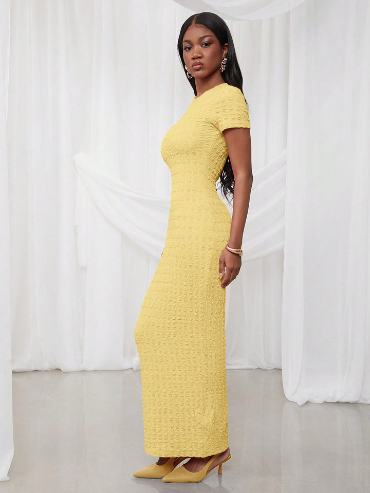Rochie maxi SHEIN, galben