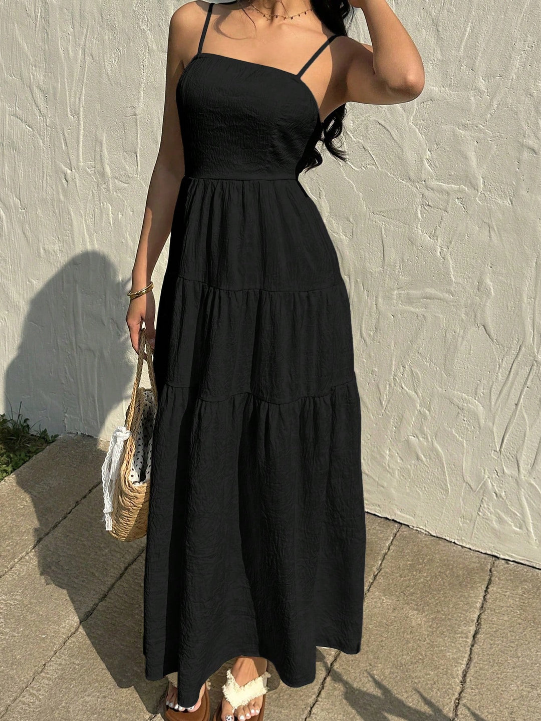 Rochie maxi SHEIN, negru