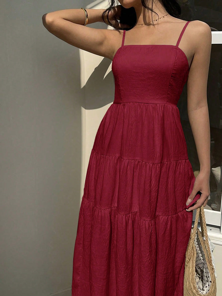 Rochie maxi SHEIN, vișiniu