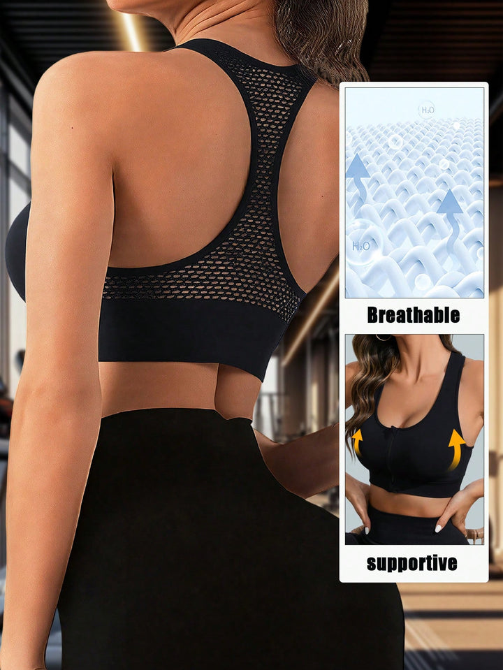Bustieră sport SHEIN, negru