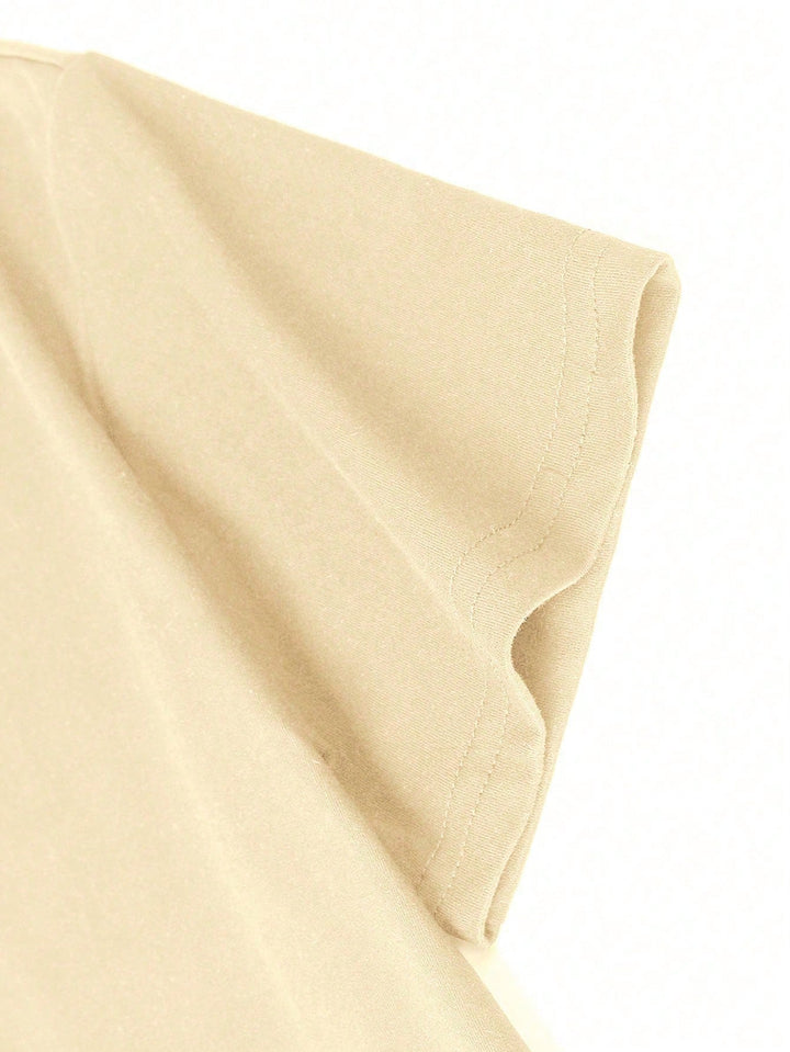 Tricou SHEIN, crem