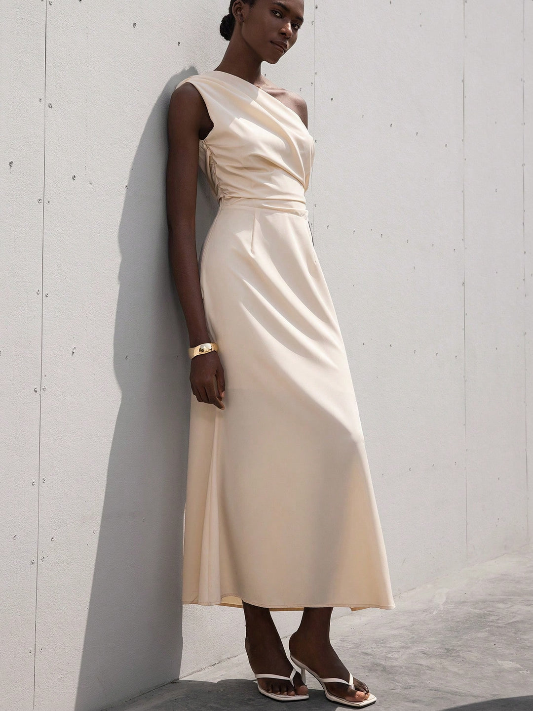 Rochie maxi SHEIN, portocaliu