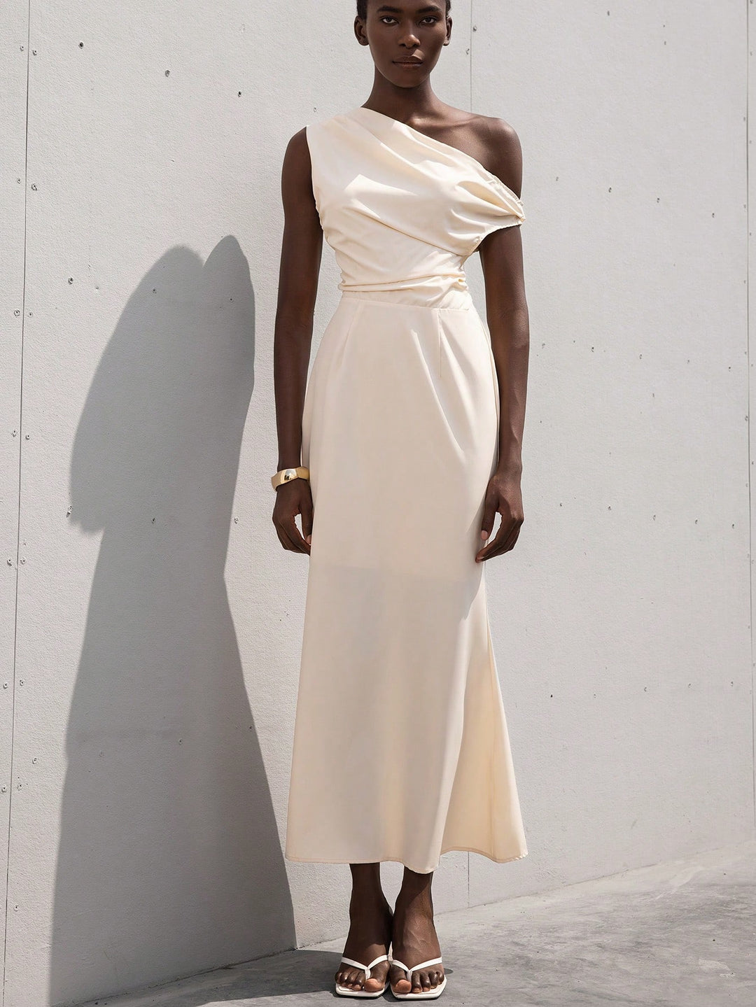 Rochie maxi SHEIN, portocaliu