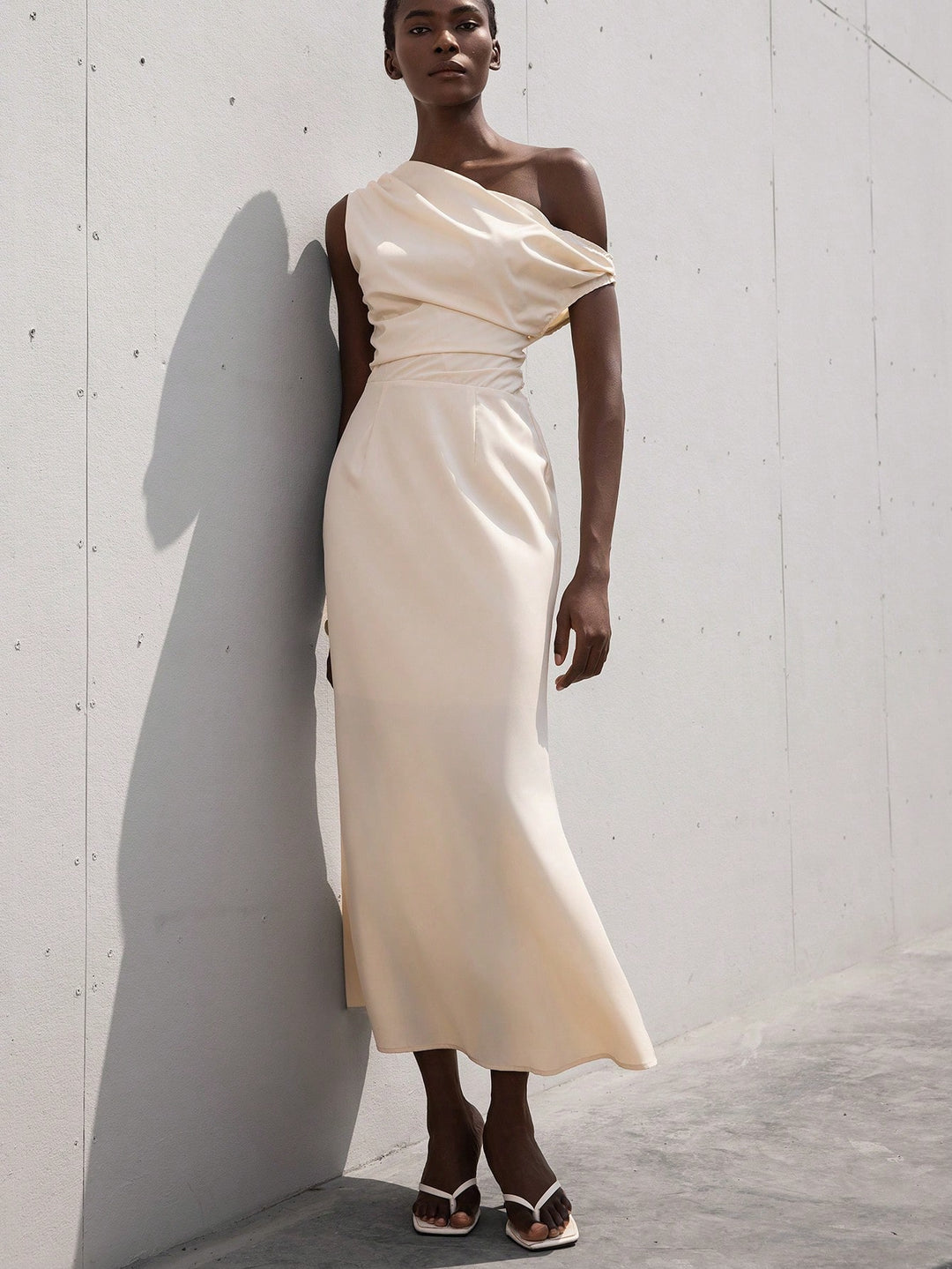 Rochie maxi SHEIN, portocaliu