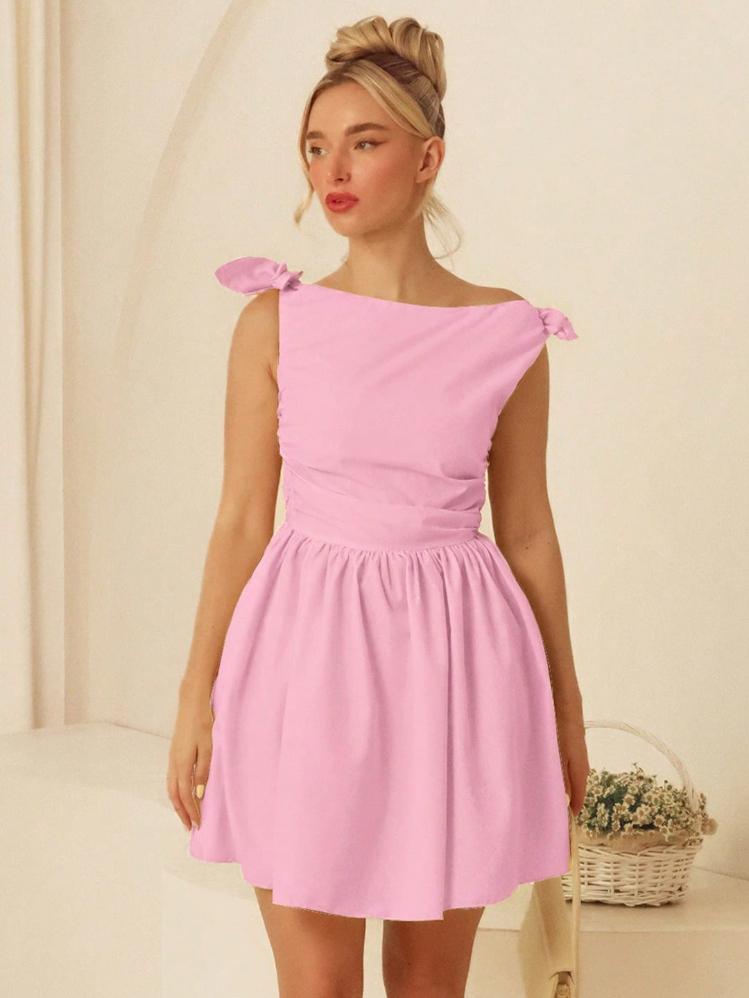 Rochie mini SHEIN, roz