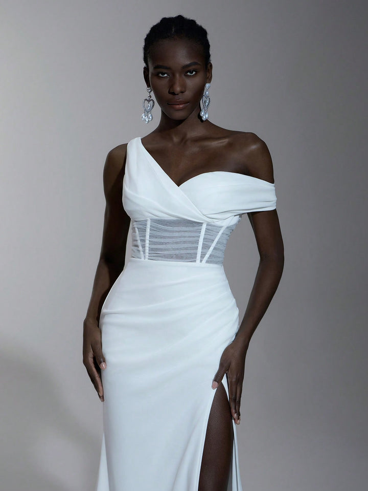 Rochie de mireasă SHEIN, alb