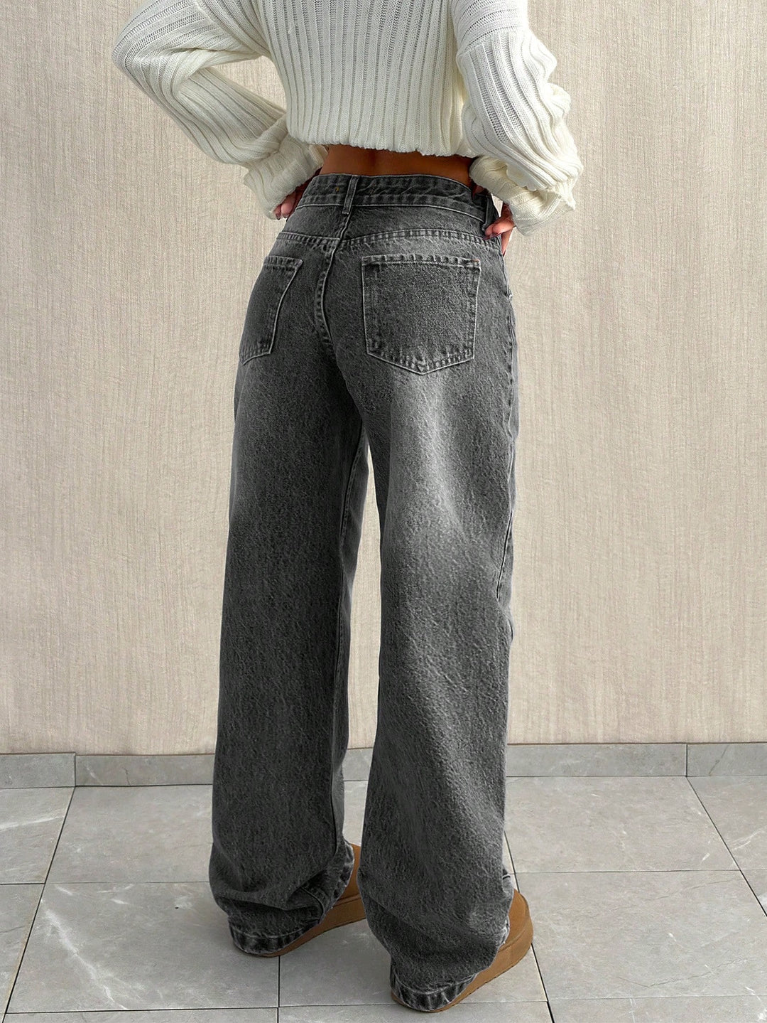 Jeans SHEIN, gri