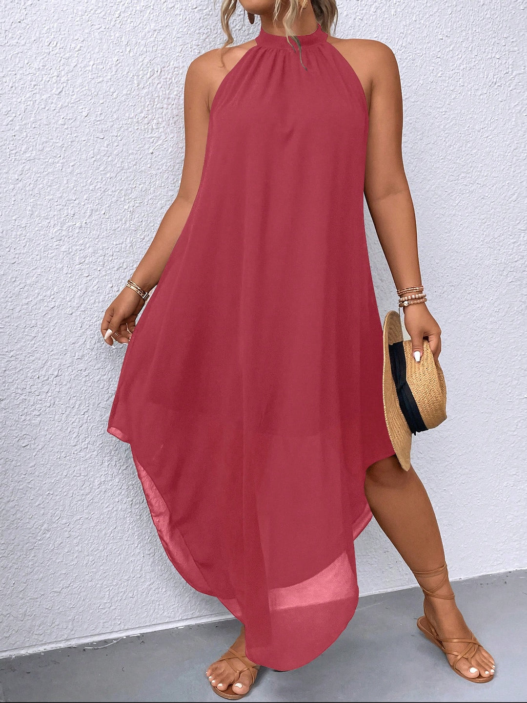 Rochie Shein Curve+ , roz