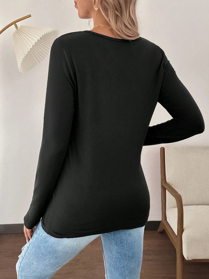 SHEIN Blúz, fekete