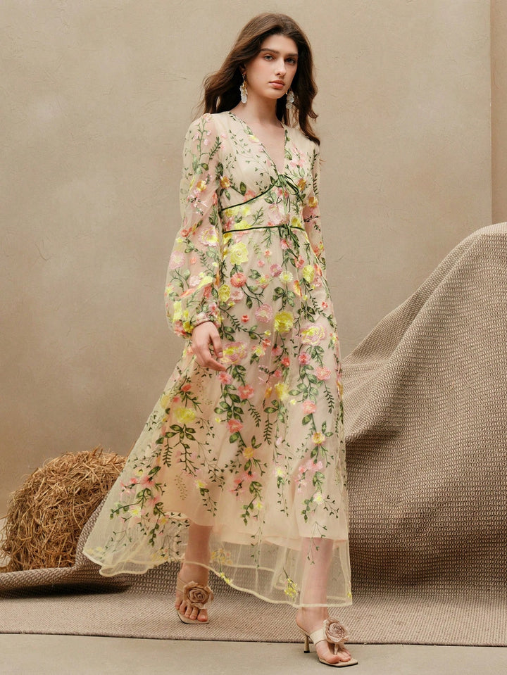 Rochie maxi SHEIN, galben