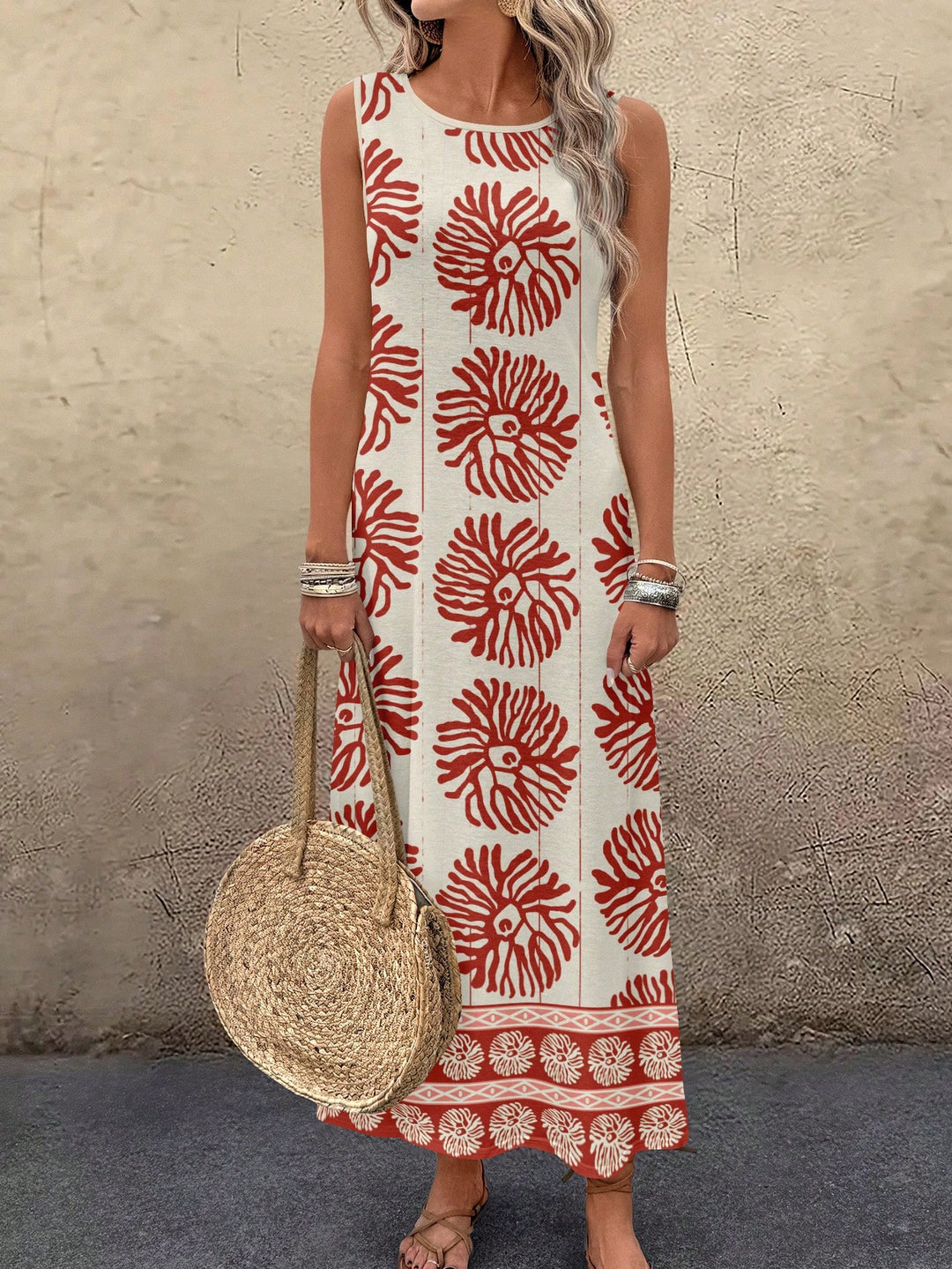 Rochie maxi SHEIN, mix culori