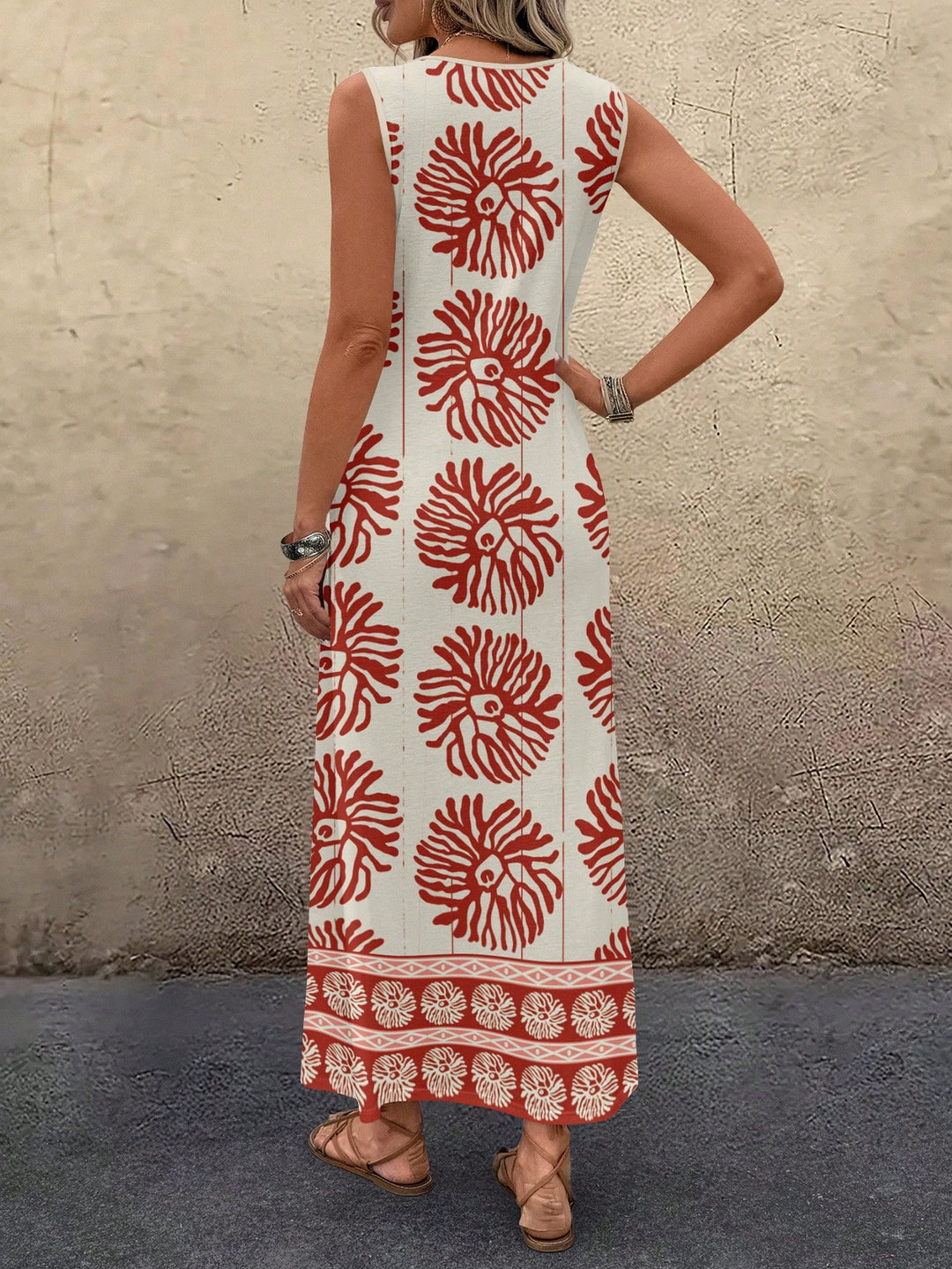 Rochie maxi SHEIN, mix culori