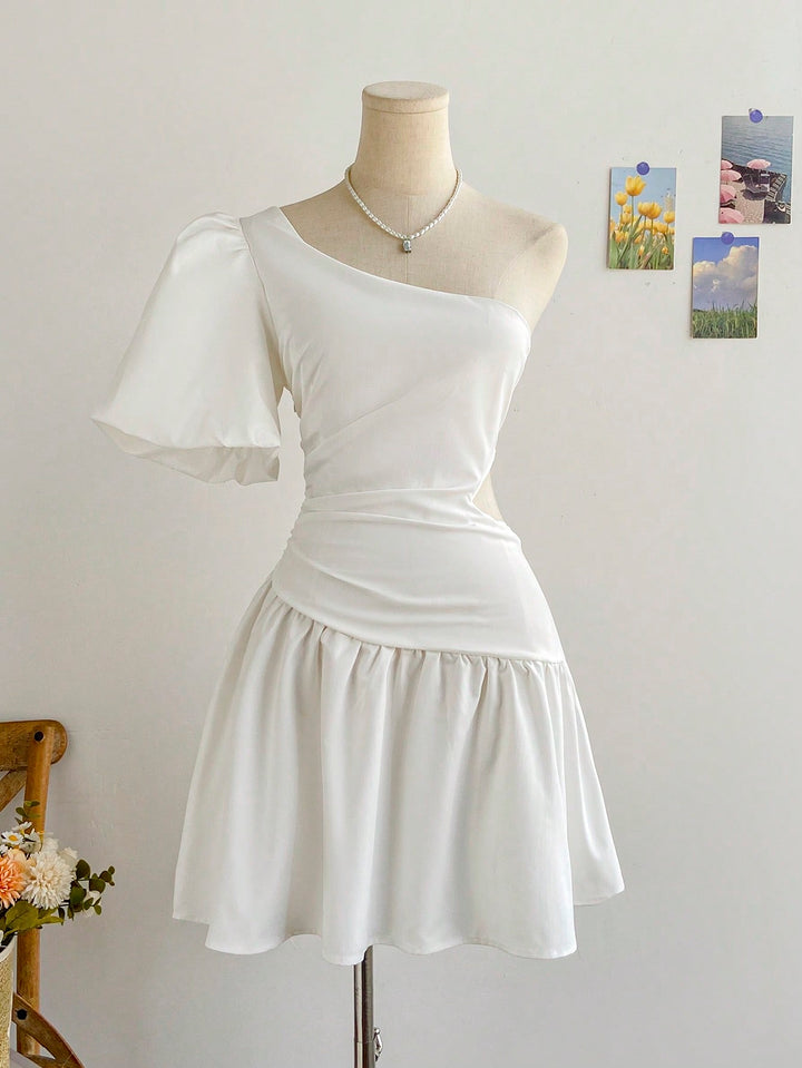 Rochie scurtă SHEIN, alb