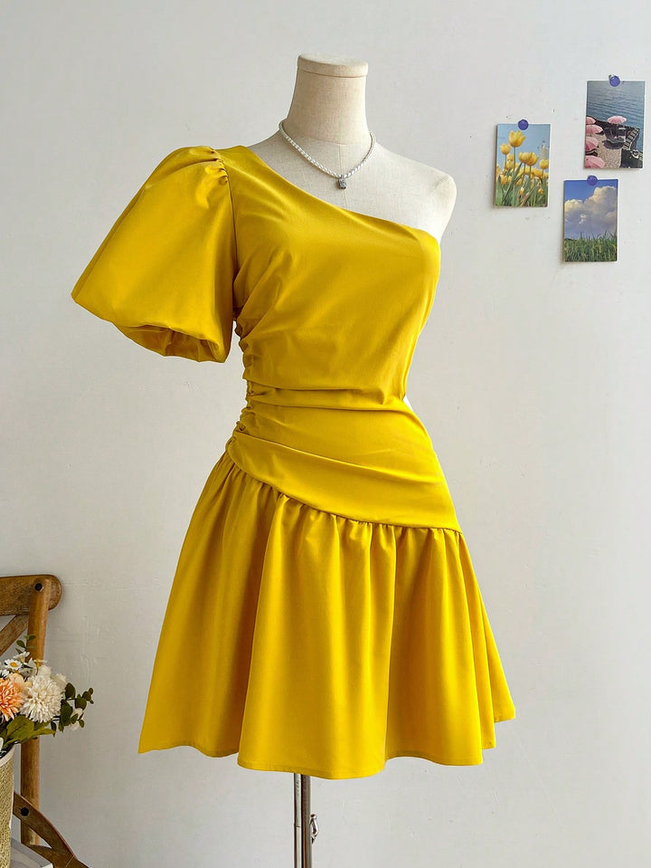 Rochie scurtă SHEIN, galben