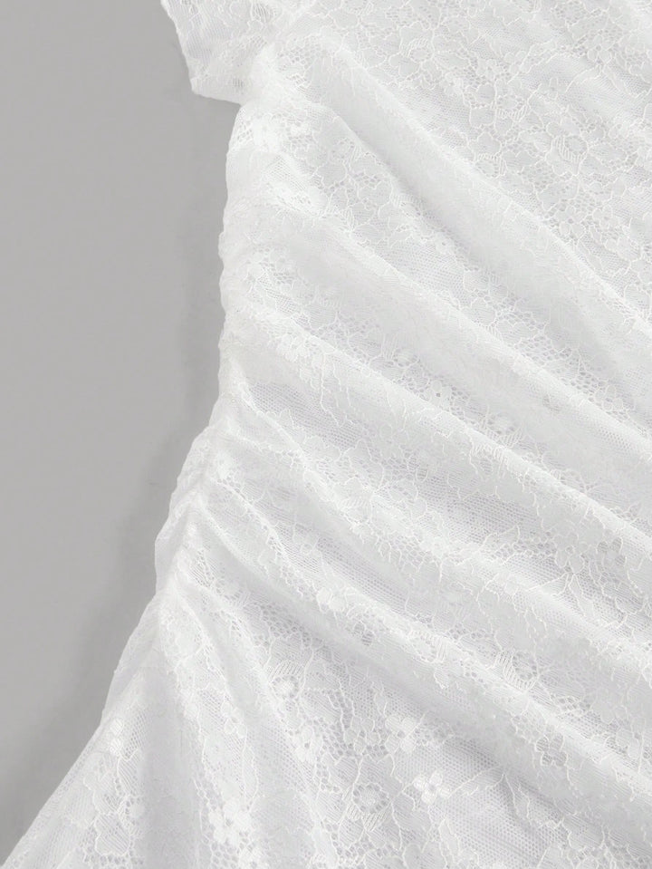 Rochie mini SHEIN, alb