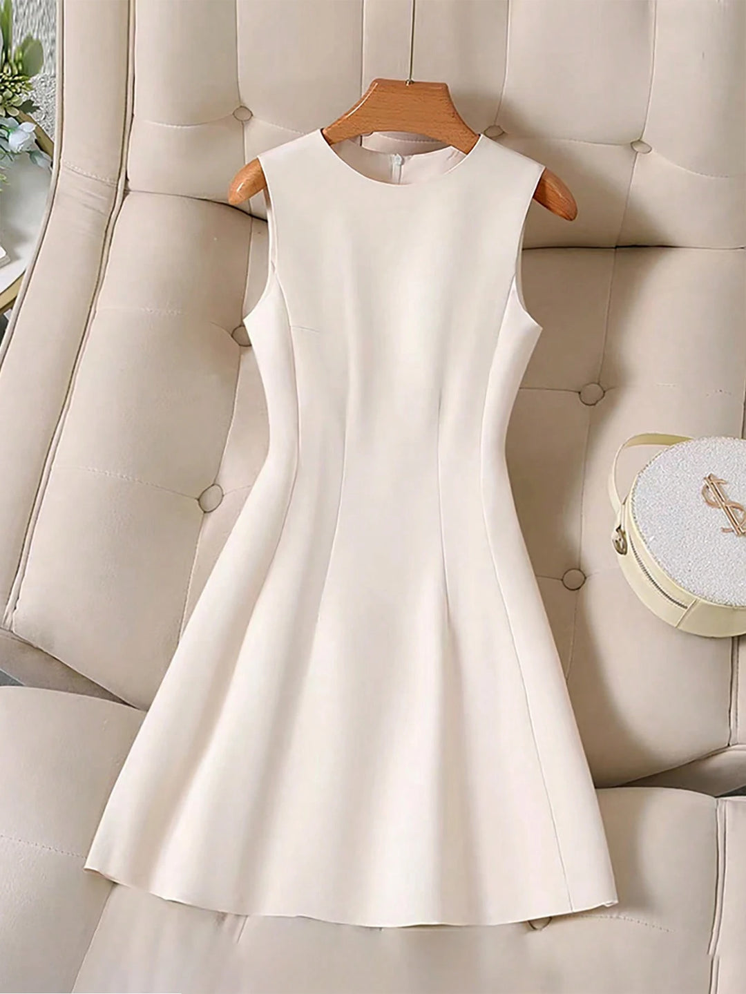 Rochie mini SHEIN, alb