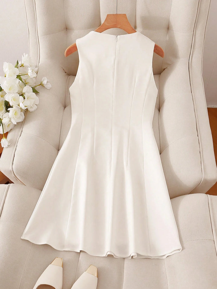 Rochie mini SHEIN, alb