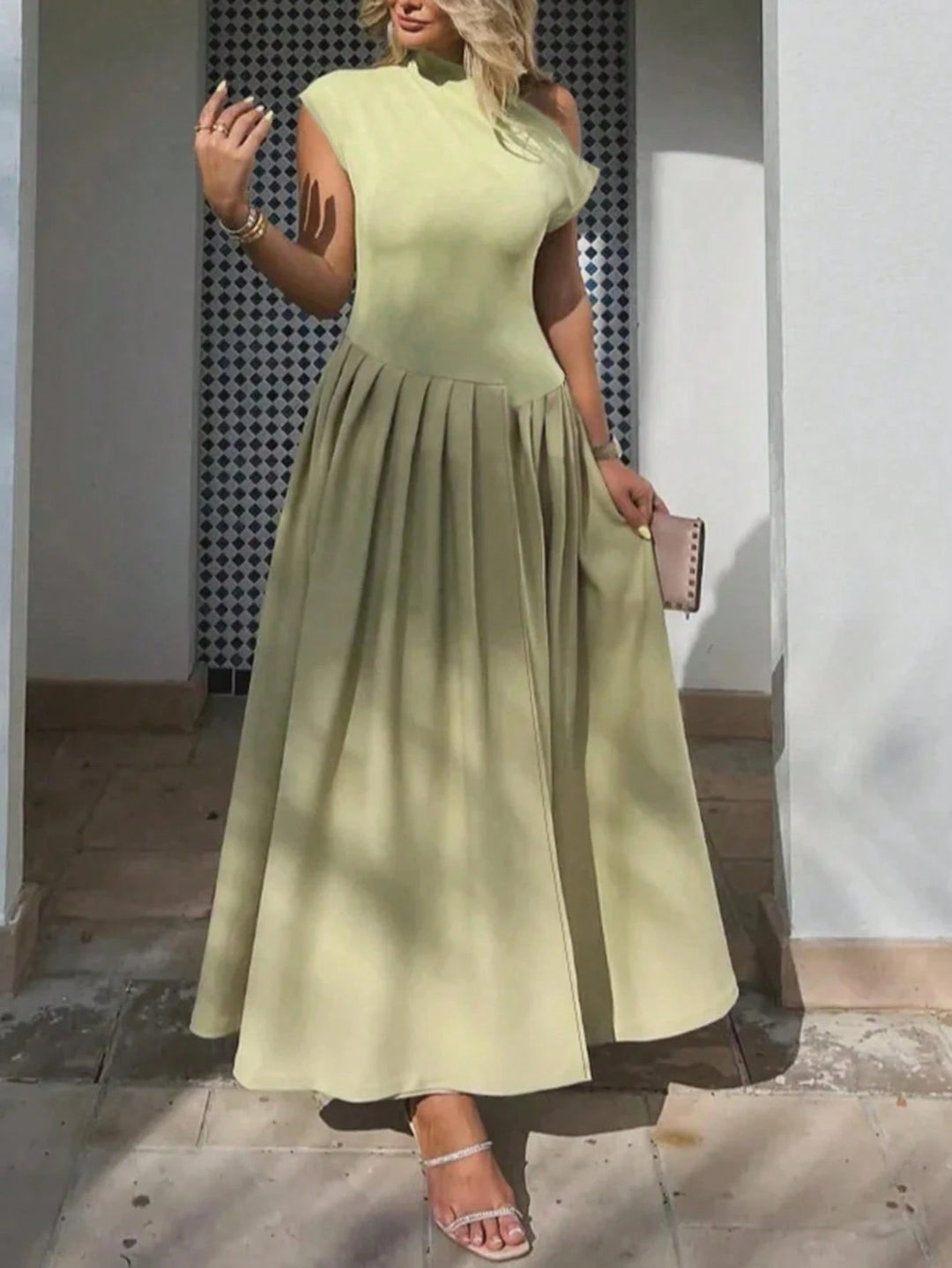Rochie maxi SHEIN, verde