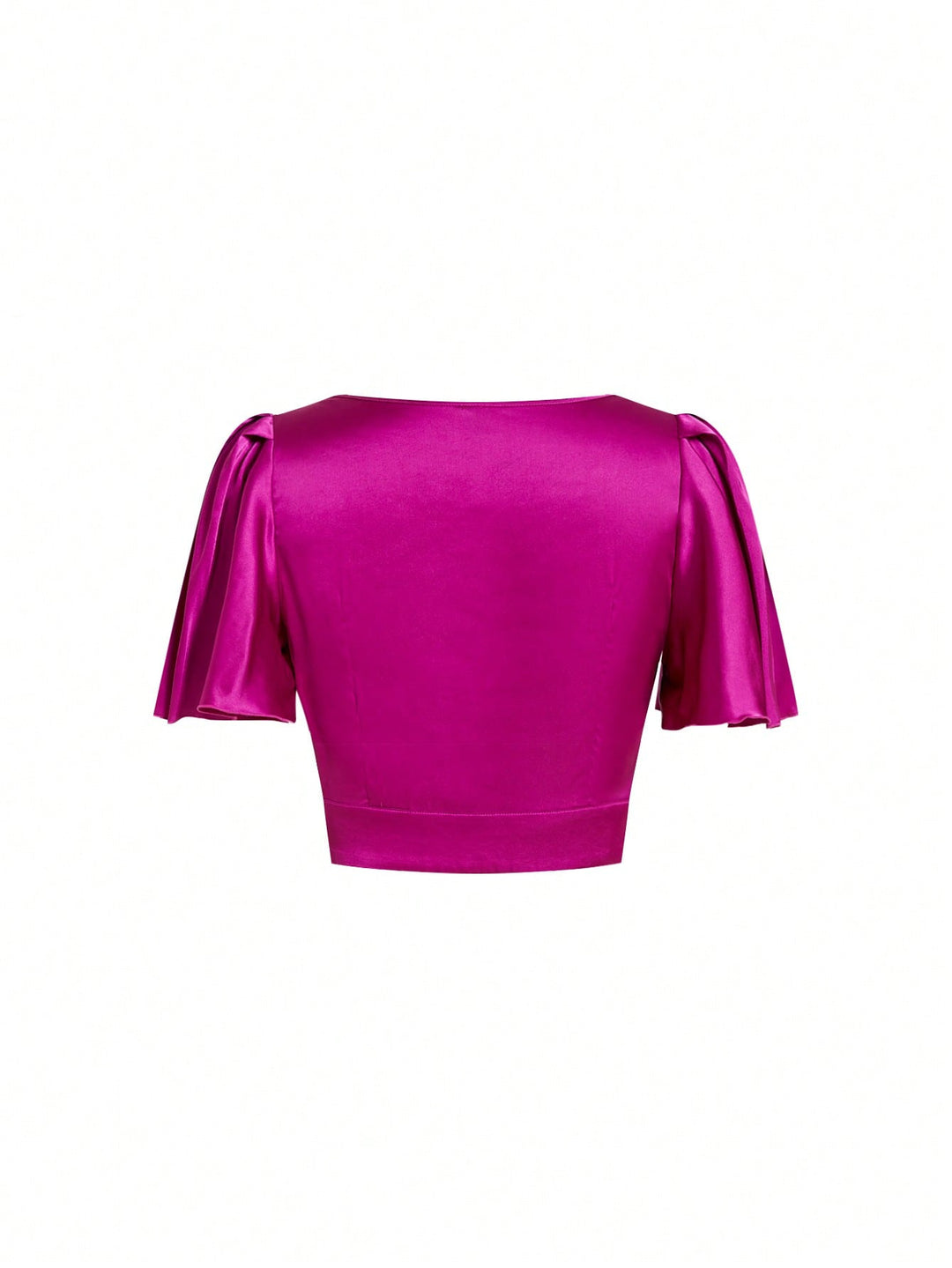 Tricou crop SHEIN, roz
