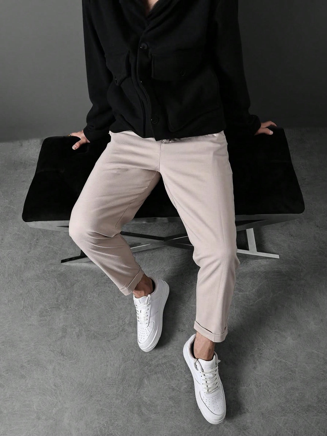 Pantalon SHEIN, portocaliu