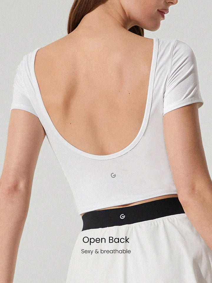 Top sport SHEIN, alb