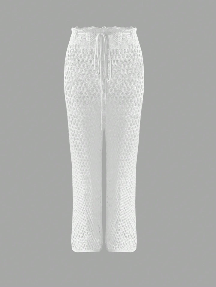 Pantaloni SHEIN, alb
