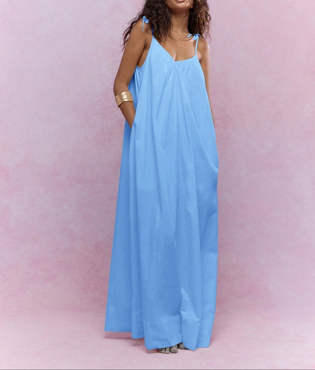 Rochie maxi SHEIN, albastru
