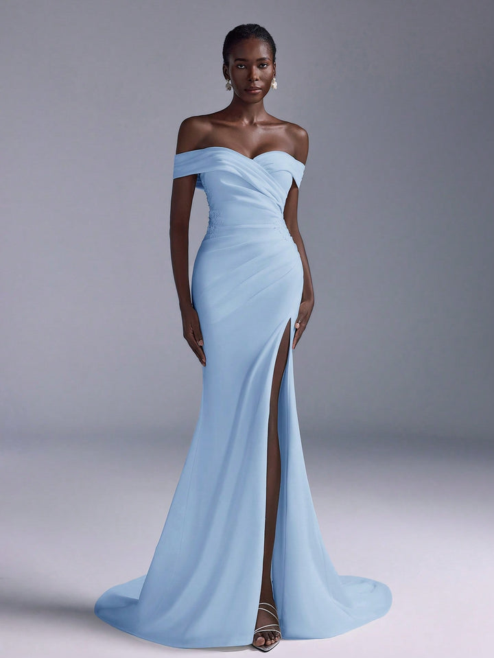 Rochie de ocazie SHEIN, albastru
