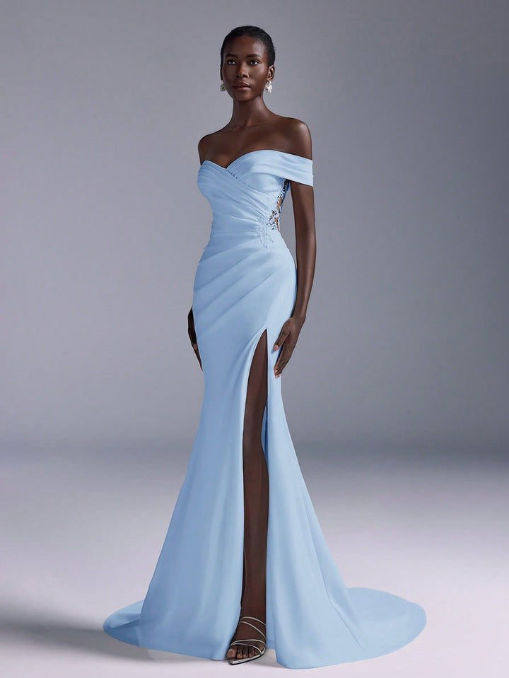 Rochie de ocazie SHEIN, albastru