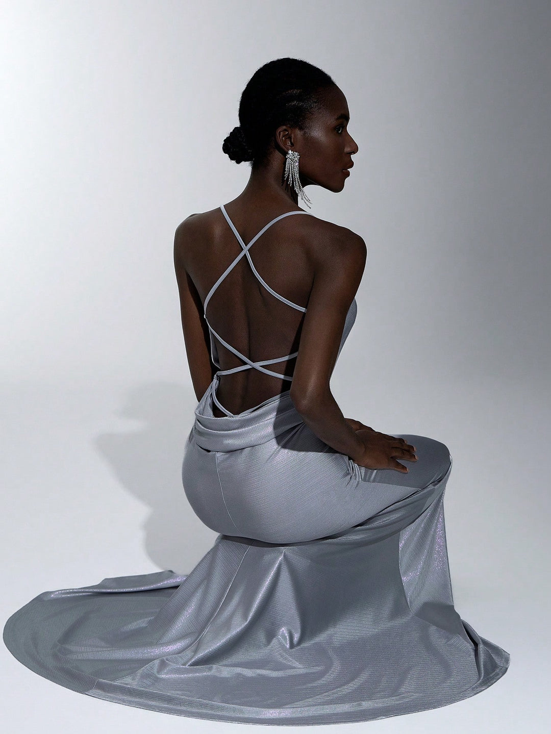 Rochie SHEIN, argintiu