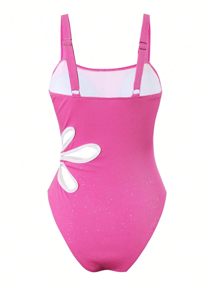 Costum de baie întreg SHEIN, roz