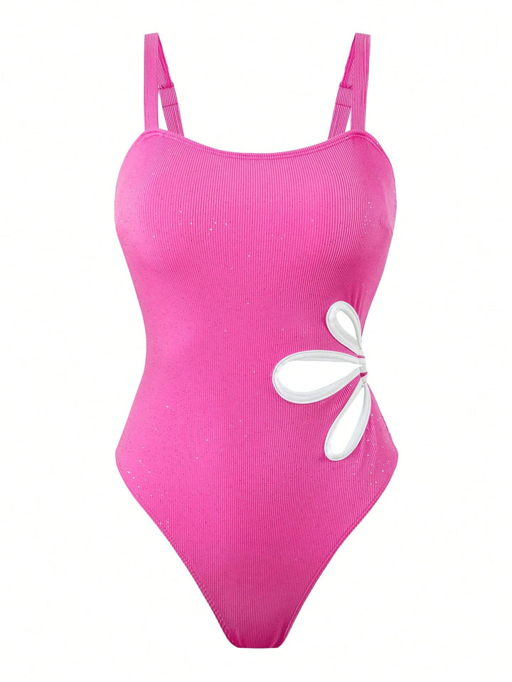 Costum de baie întreg SHEIN, roz