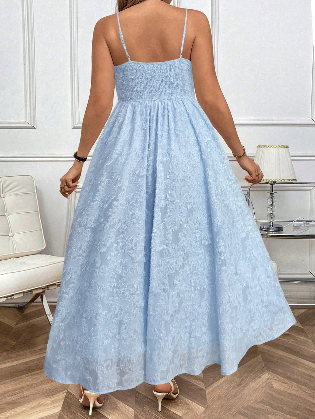 Rochie maxi SHEIN, albastru