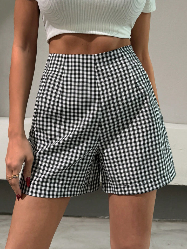 Pantaloni scurți SHEIN, negru