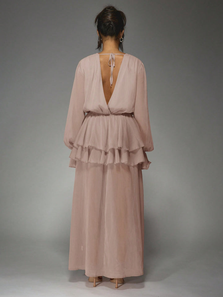 Rochie maxi SHEIN, roz