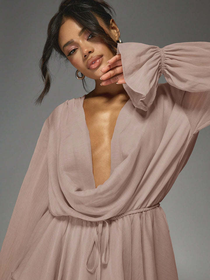 Rochie maxi SHEIN, roz