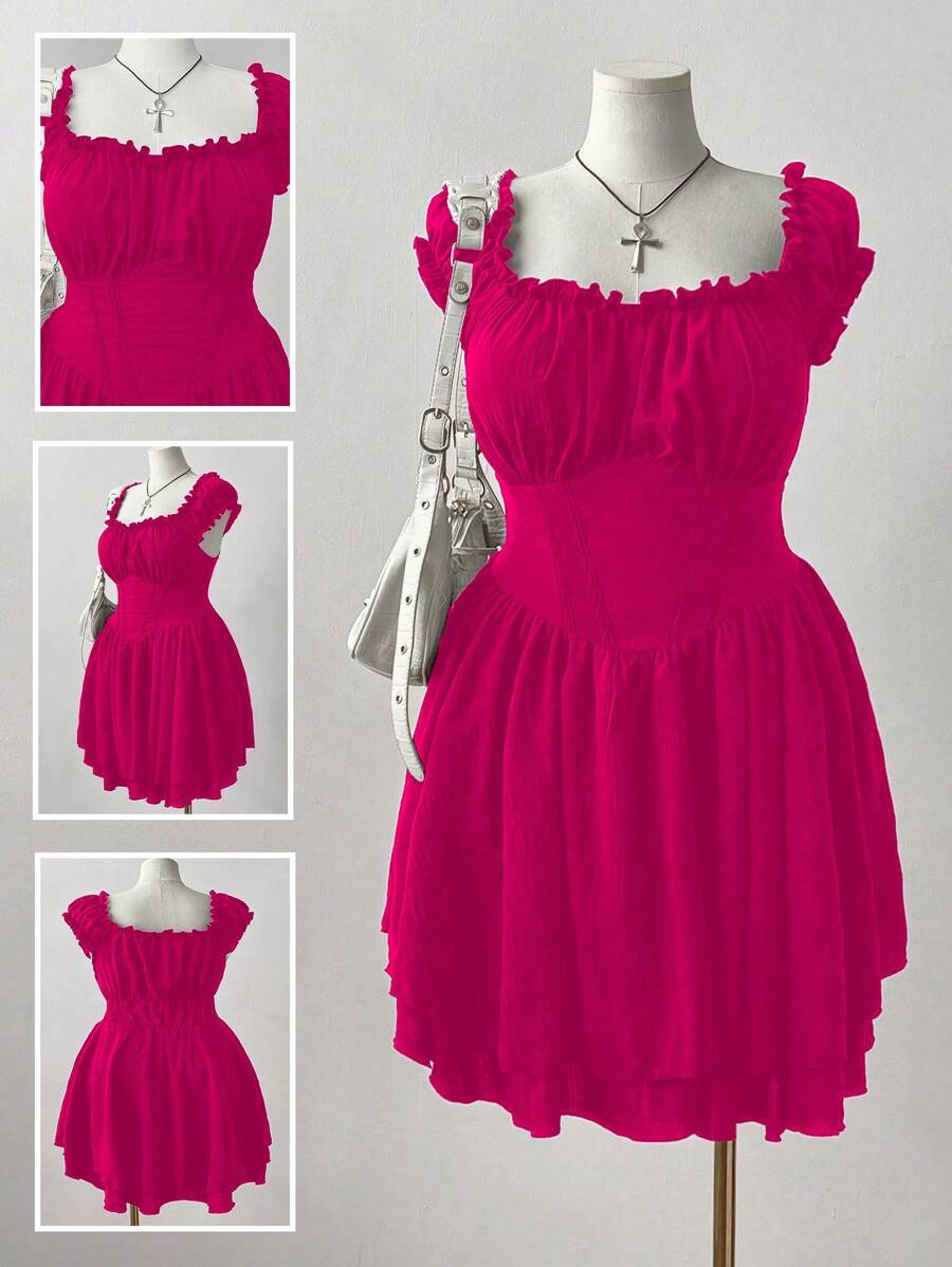Rochie mini SHEIN, roz