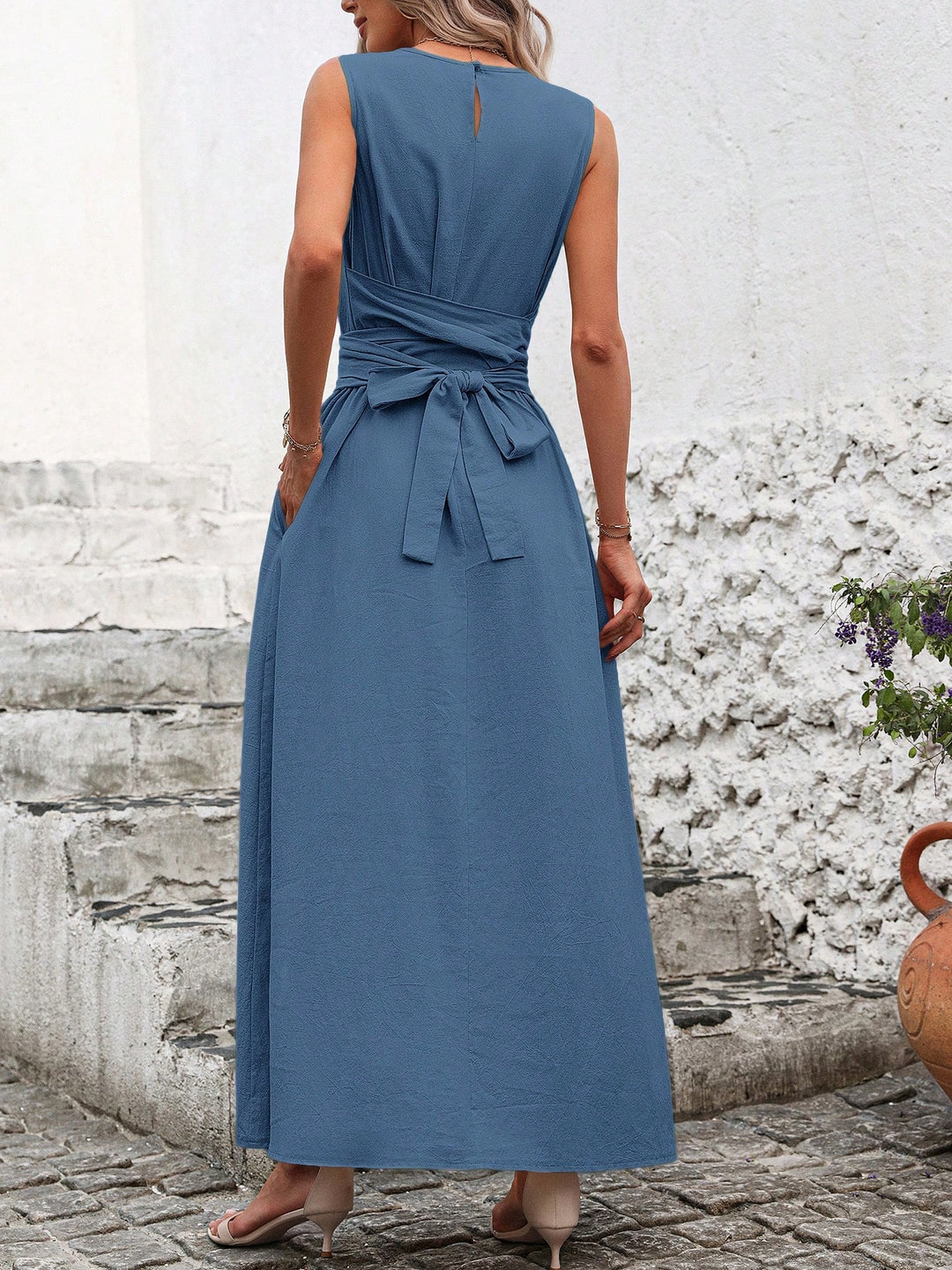 Rochie maxi SHEIN, albastru
