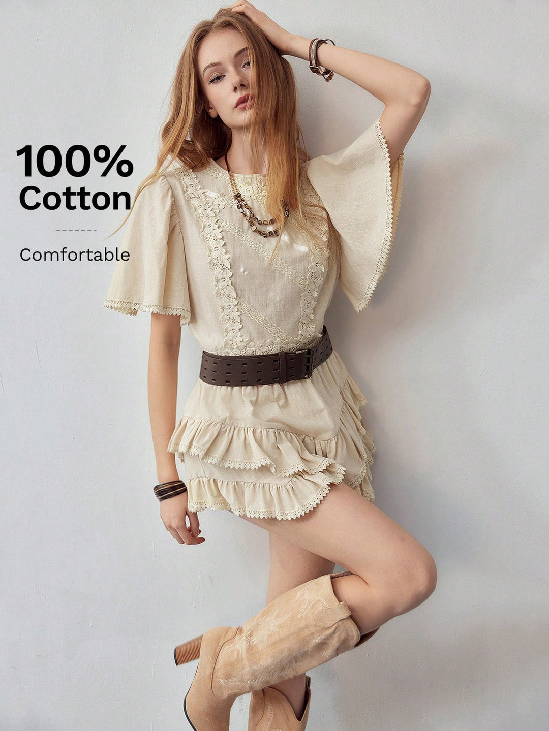 Top SHEIN, portocaliu