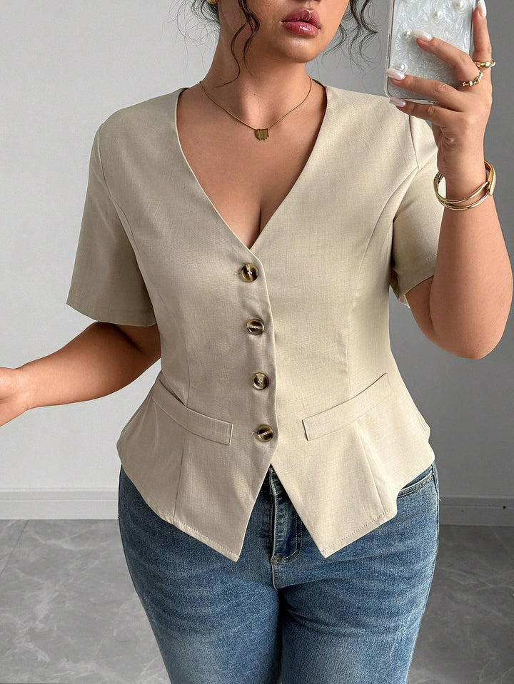 Top  SHEIN, bej