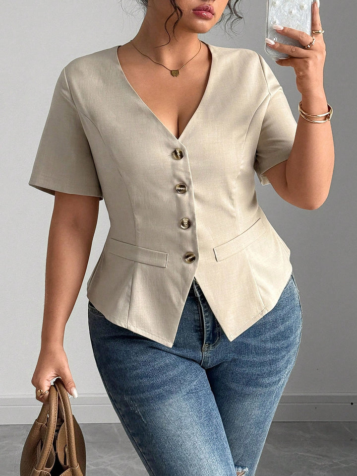 Top  SHEIN, bej