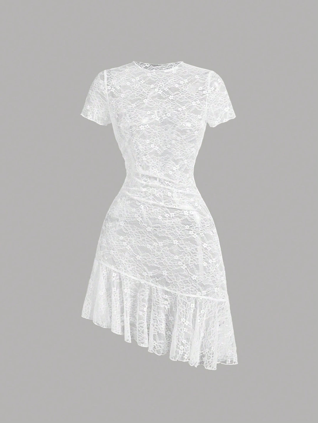 Rochie mini SHEIN, alb