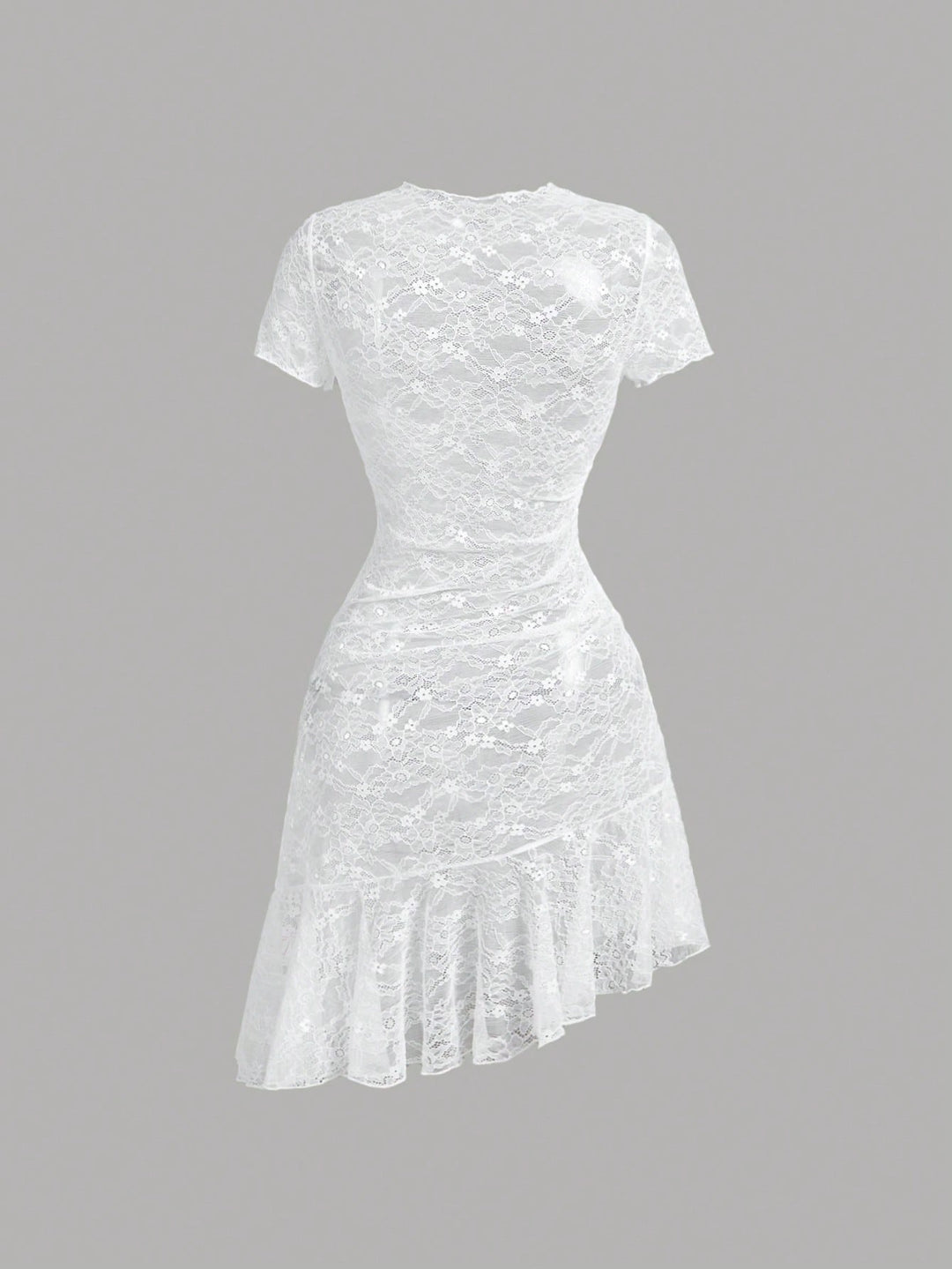 Rochie mini SHEIN, alb