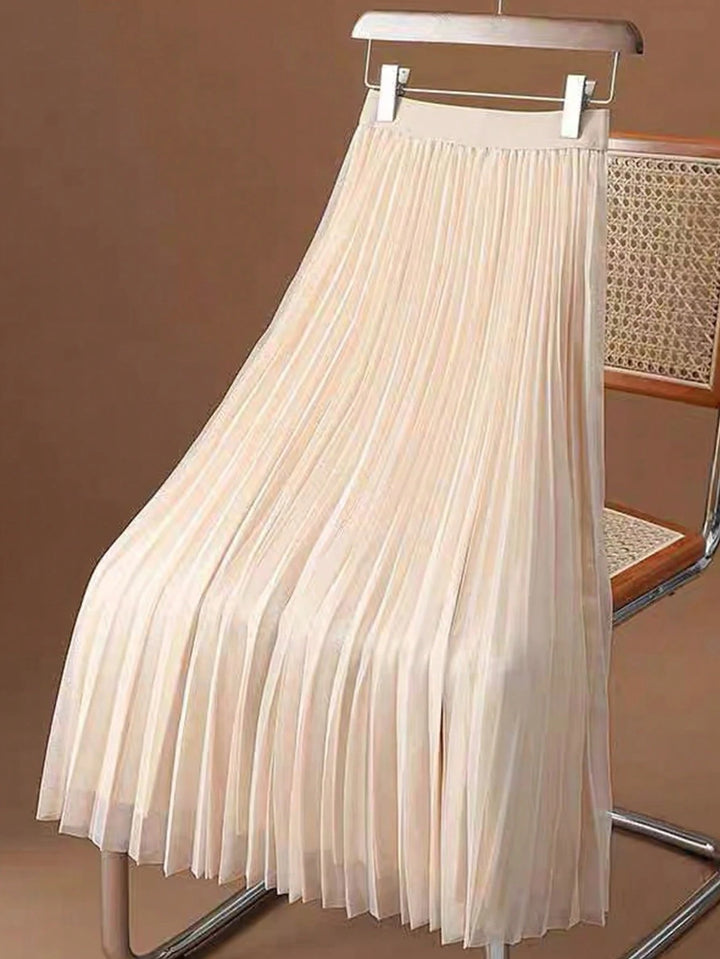 Fustă maxi SHEIN, crem