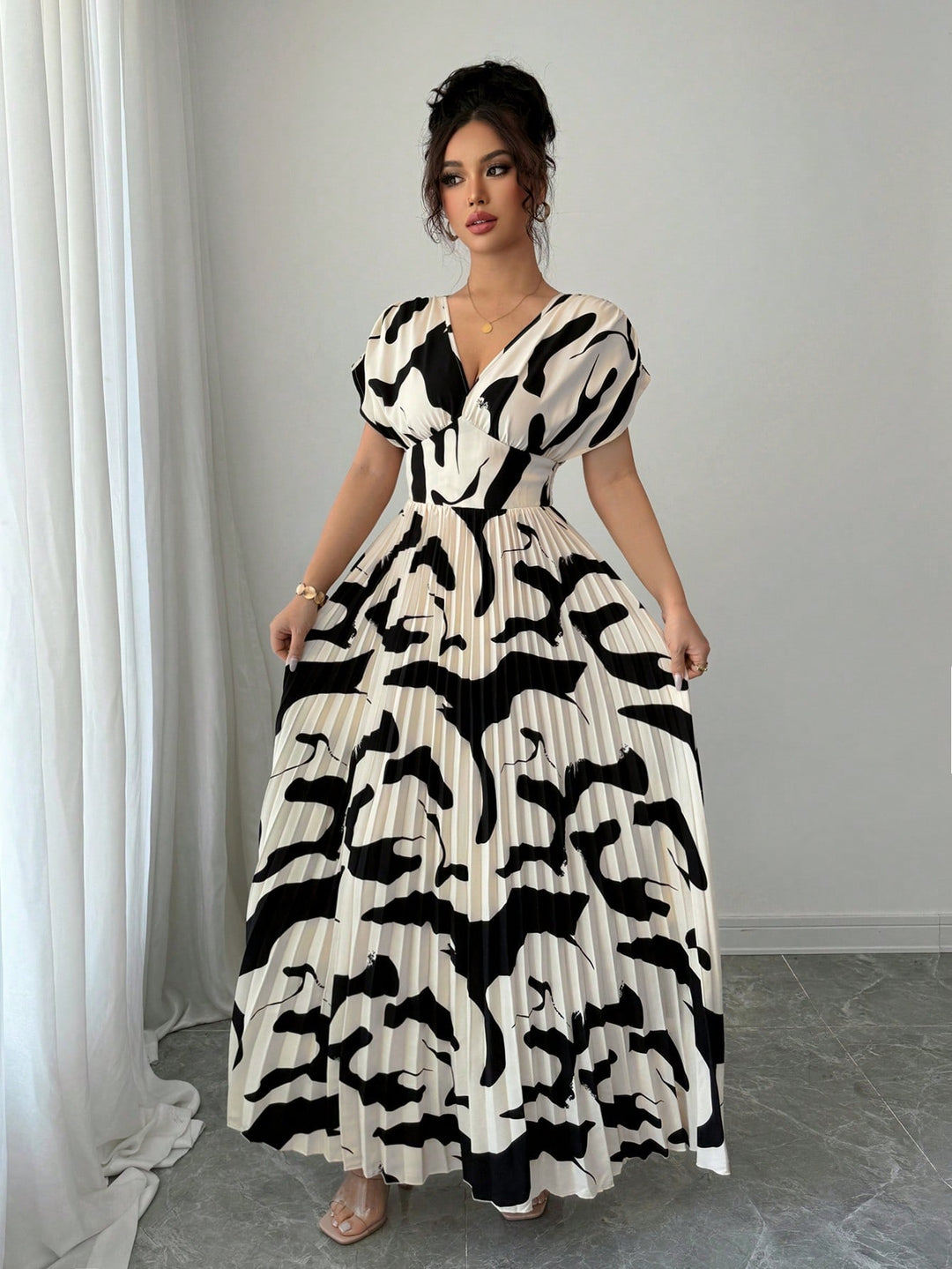Rochie maxi SHEIN, mix culori