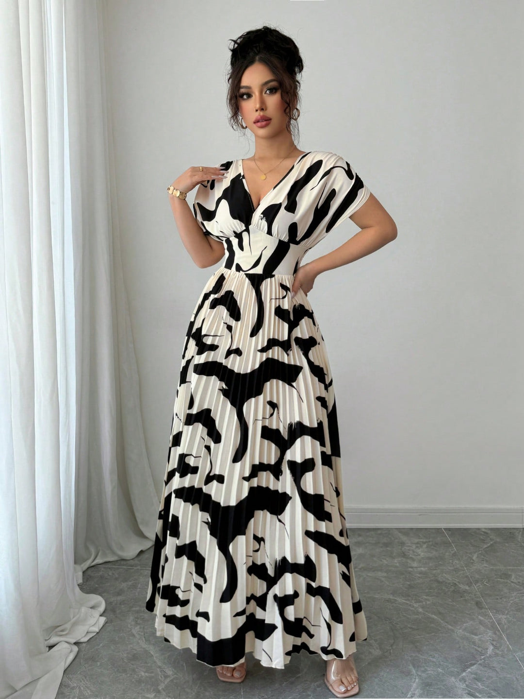 Rochie maxi SHEIN, mix culori