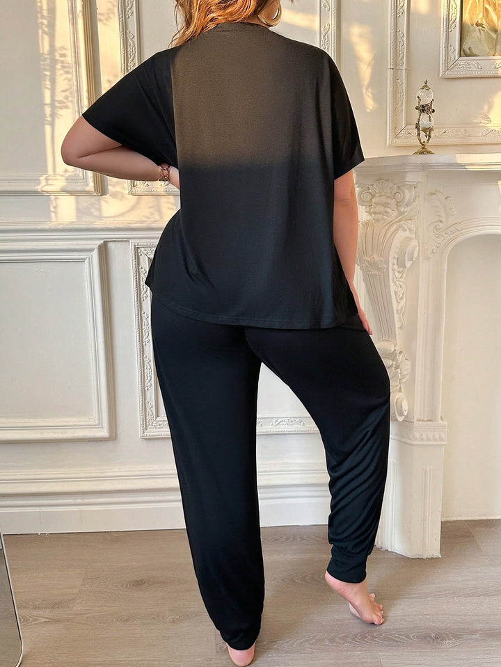 SHEIN Pyjama Set, Black