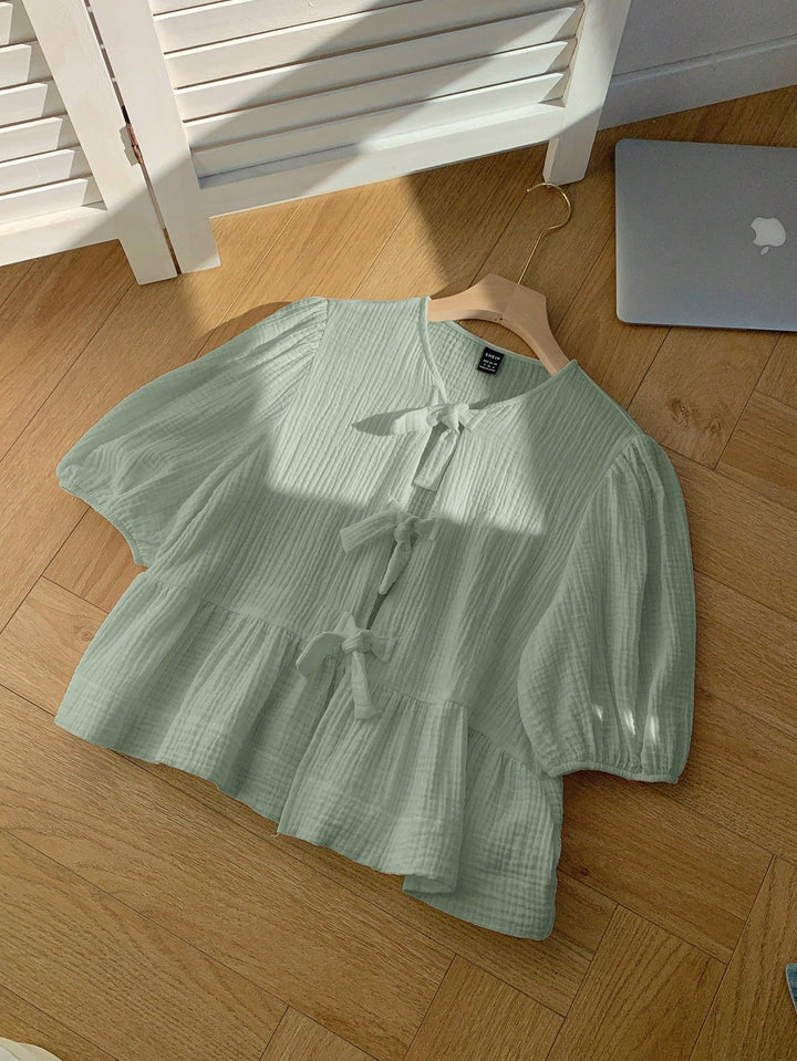 Bluză SHEIN, verde